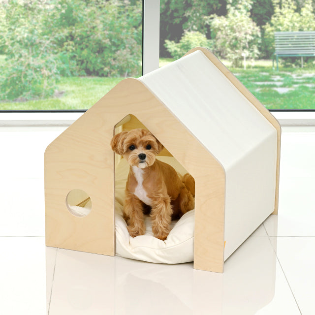 PETCOBON - Nuque Birch Dog House