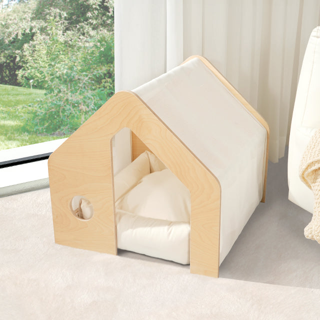 PETCOBON - Nuque Birch Dog House