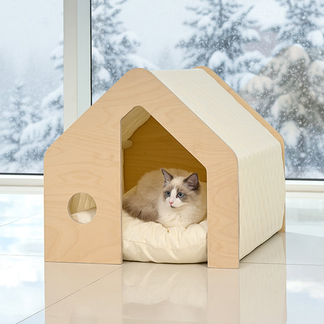 PETCOBON - Nuque Birch Dog House
