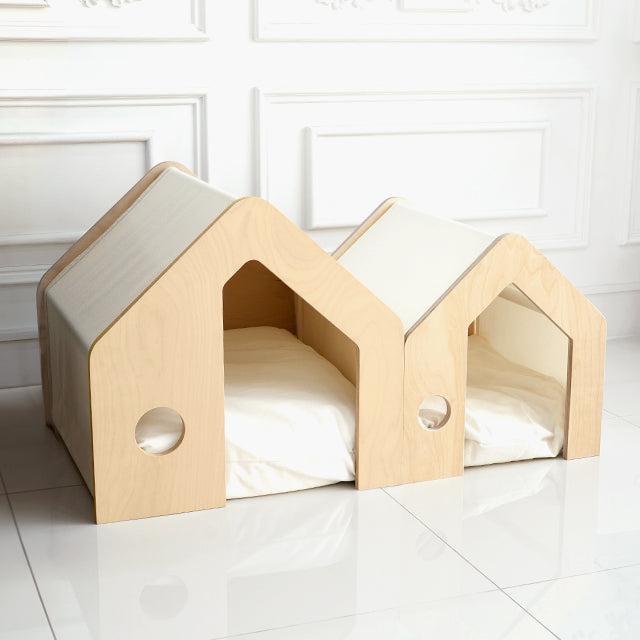 PETCOBON - Nuque Birch Dog House
