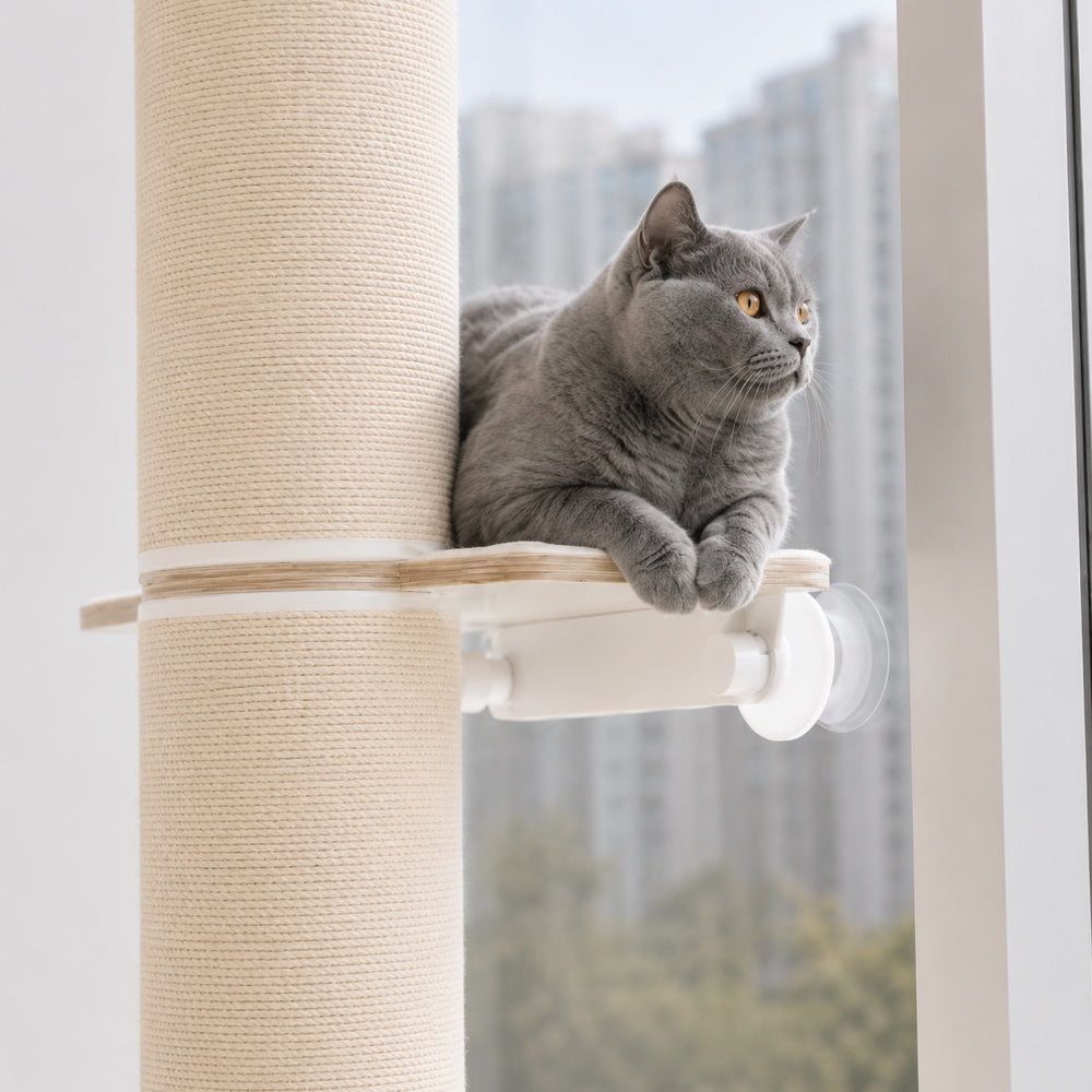 PETCOBON Window Scaratcher Cat Tower