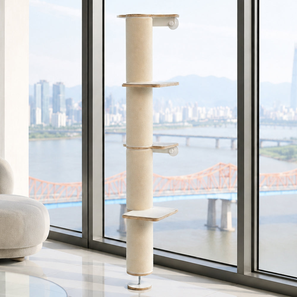 PETCOBON Window Scaratcher Cat Tower